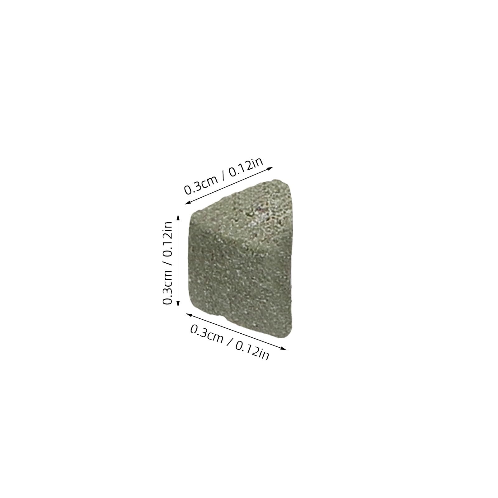 Triangulaire Abrasif en Céramique de Carbure pour Polissage Fin et Ponçage, 450 G, pour Perles Rondes et Cristaux Mixtes à Domicile ou Boutique de Bijoux