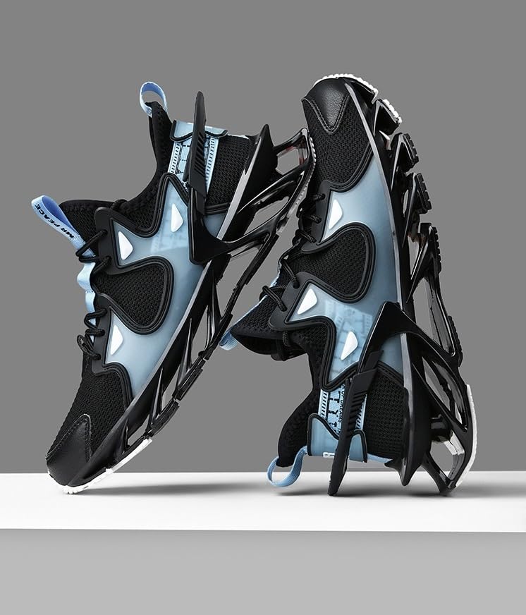 Genérico Zapatillas de Baloncesto Informales for Hombre, Transpirables, Ligeras, Antideslizantes y Resistentes al Desgaste, for Correr Aire Libre Zapatos para Caminar