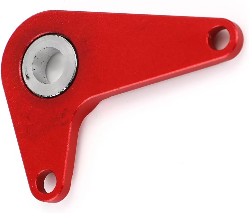 Motorcycle Shift Stabilizer Compatible with Honda MSX125 MSX125SF Grom 125 2020-2022 Aluminium Alloy Gear Shift Stabilizer Lever Support Bracket Smooth Gear Shifting, Red