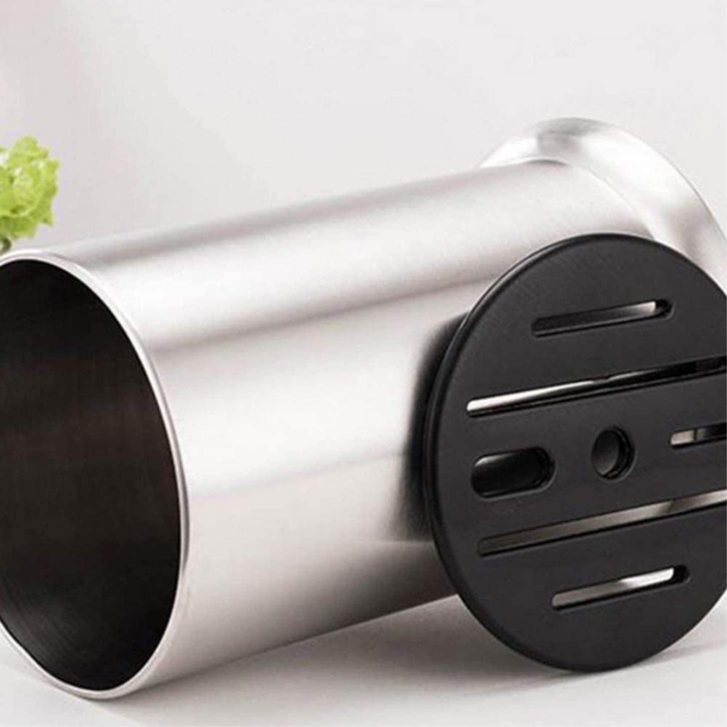 Portacuchillos Portacuchillos De Acero Inoxidable Estante Almacenamiento Cuchillos Cocina Creativo Organizador Insertado Organizador(Black)