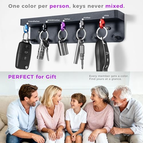 Image of FEGVE Strong Magnet Quick Release Keychain Connector | Anti-fall,Double-Pin Lock Mechanism,360 Rotatable,One-handed Operation