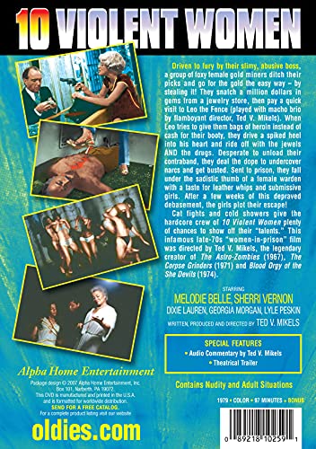 10 Violent Women Película en DVD de 1979 Región 1 3