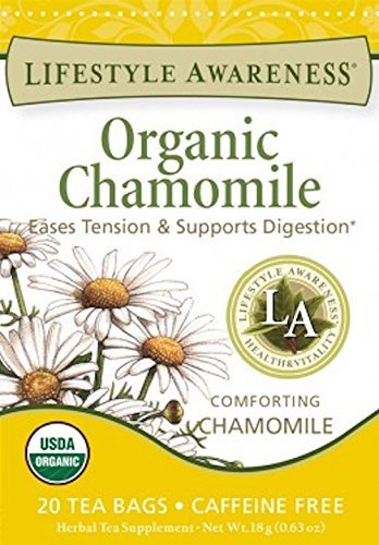 Lifestyle Awareness, Chamomile Tea, Caffeine Free, Organic, 20 Count / 2 Pack