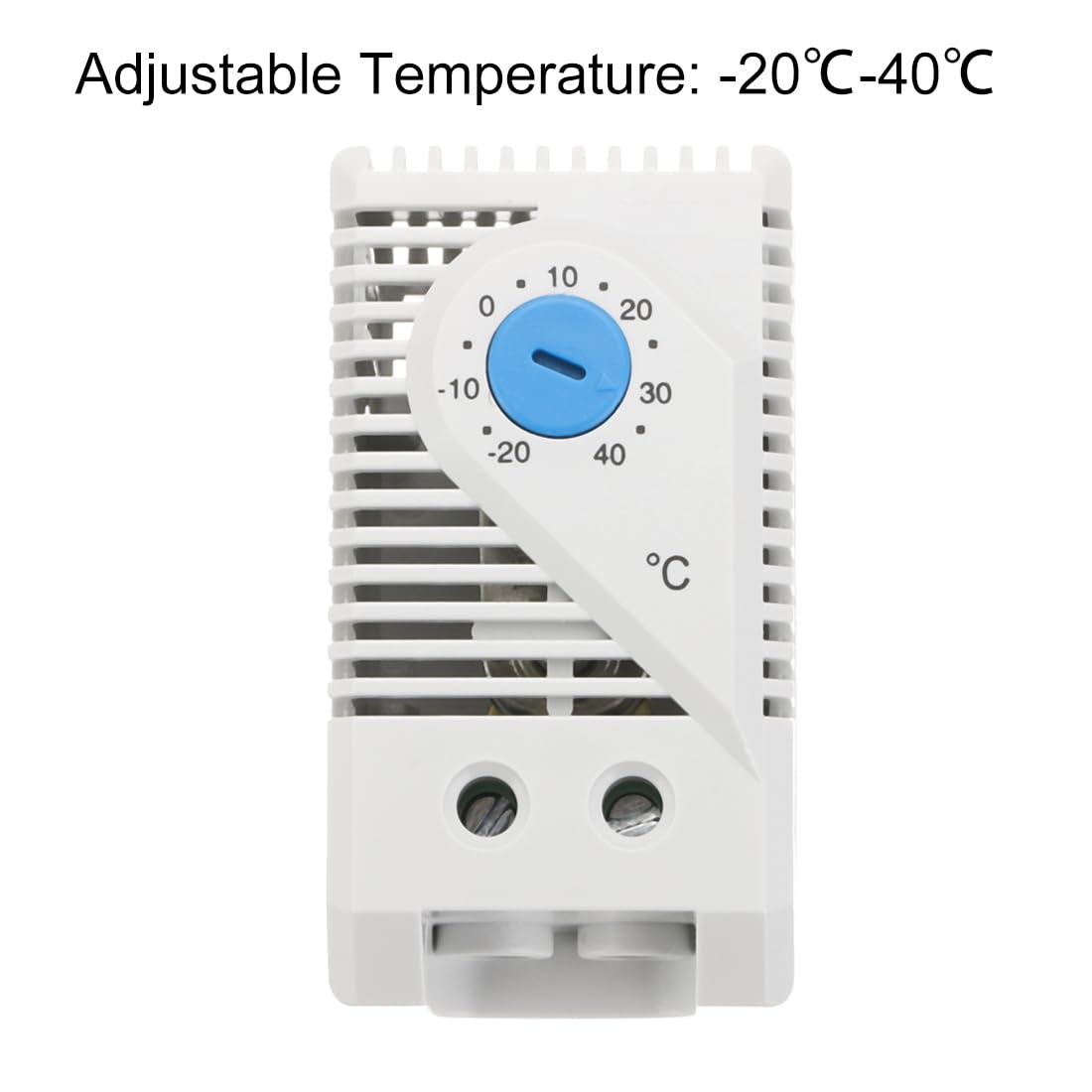 QUARKZMAN Termostato a Interruttore Meccanico KTS011 Controller di Temperatura per Armadi -20-40°C Regolabile Normalmente Aperto (N.O) Interruttore di Controllo di Temperatura