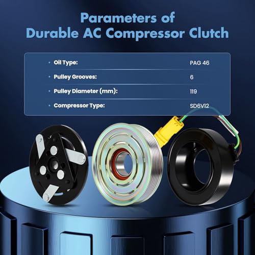 Image of ECCPP A /C Compressor Clutch 2015-2016 Fit for Mini Cooper 1.5L 2.0L