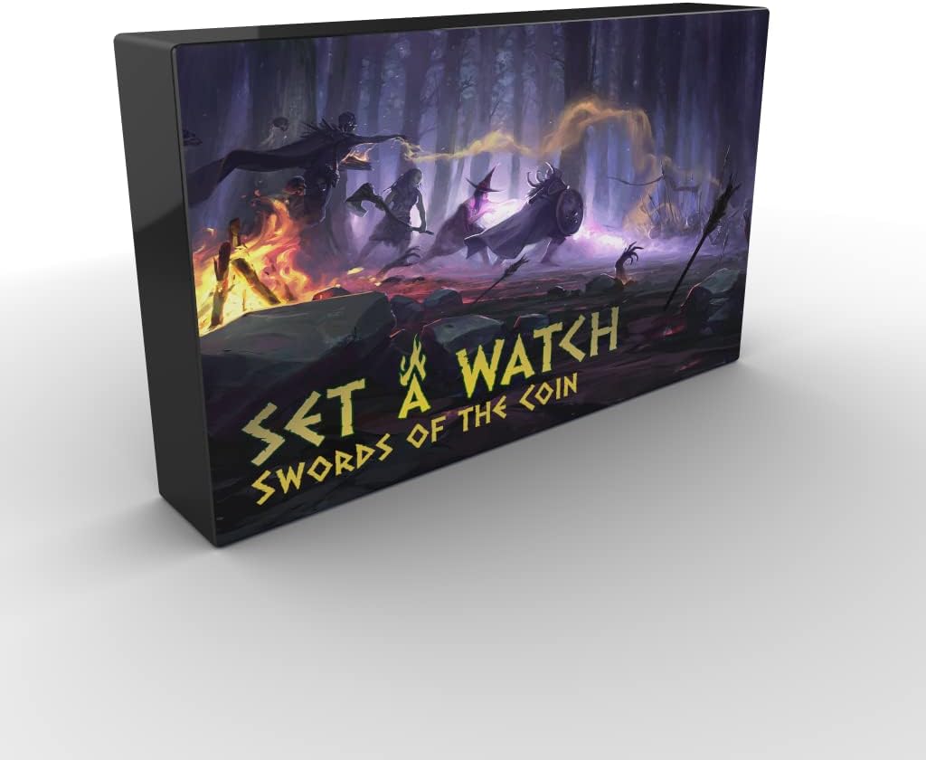 Rock Manor Games | Set A Watch: Swords of the Coin | Cooperative Board Game | Ages 14+ | 1-4 Players | 60+ Minutes Playing Time