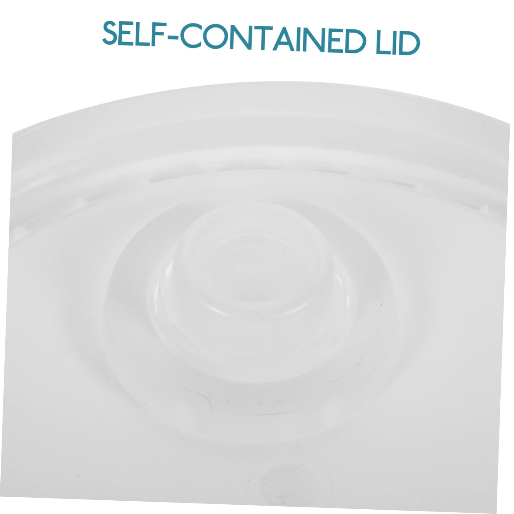 Cubo de Pintura Blanco de 10 litros Hdpe con Tapa Multiusos para Almacenar y Transportar Pintura de Forma Práctica y Segura