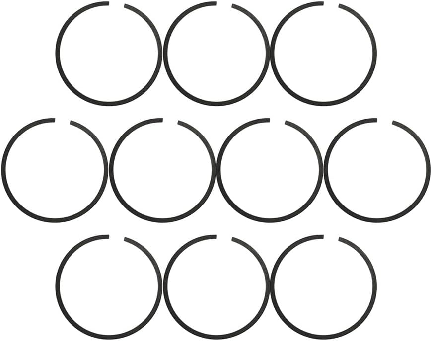 10PCS Piston Rings 45mm X 1.2mm for 345 346XP 353 350 351 Chainsaw Replacement Part 537253002 Part