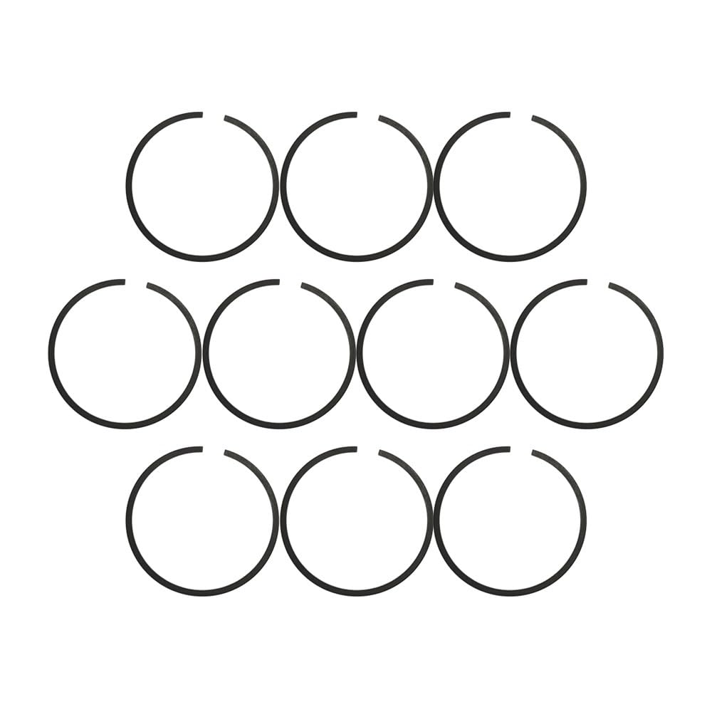 Segment piston 45 mm haute étanchéité pour tronçonneuse 346XP, 350, 353 - Lot de 10 bagues