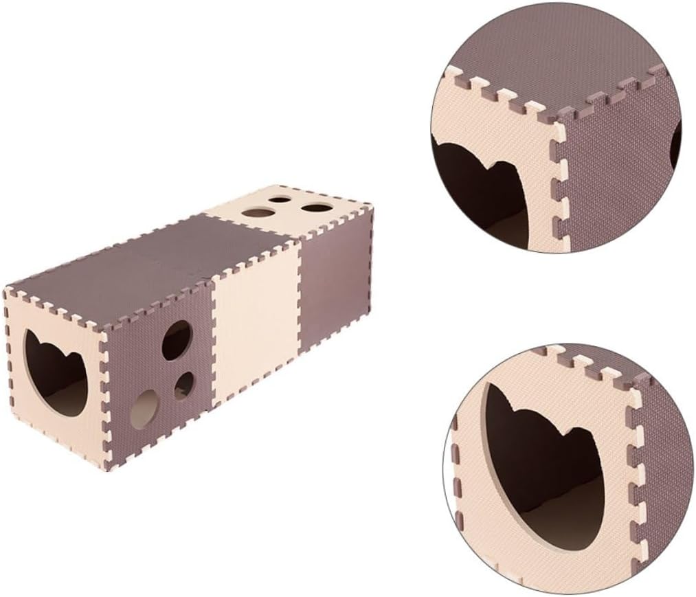 Funny Cat Play Tunnel 30x30cm Foldable Wear-Resistant Kitten Indoor Household Cat Supply for Seasons