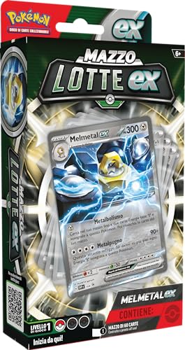 Pokémon Mazzo Lotte ex Melmetal-ex del GCC (mazzo di 60 carte pronto all’uso), edizione in italiano