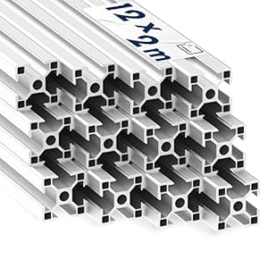 Tktrading24 DJD-JD-0113 Aluminium Montageprofil 12 Stück