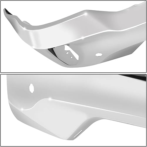 Miniatura 4 de DNA MOTORING BUMP-F-CS16-FB-01-CH Parachoques delantero con orificios para sensor de estacionamiento y recortes de luz antiniebla compatibles con