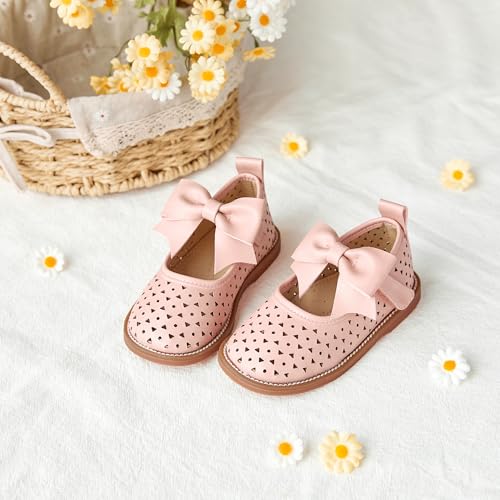 Image of Flaryzone Toddler Little Girl Mary Jane School Uniform Oxfords Flat Dress Shoes