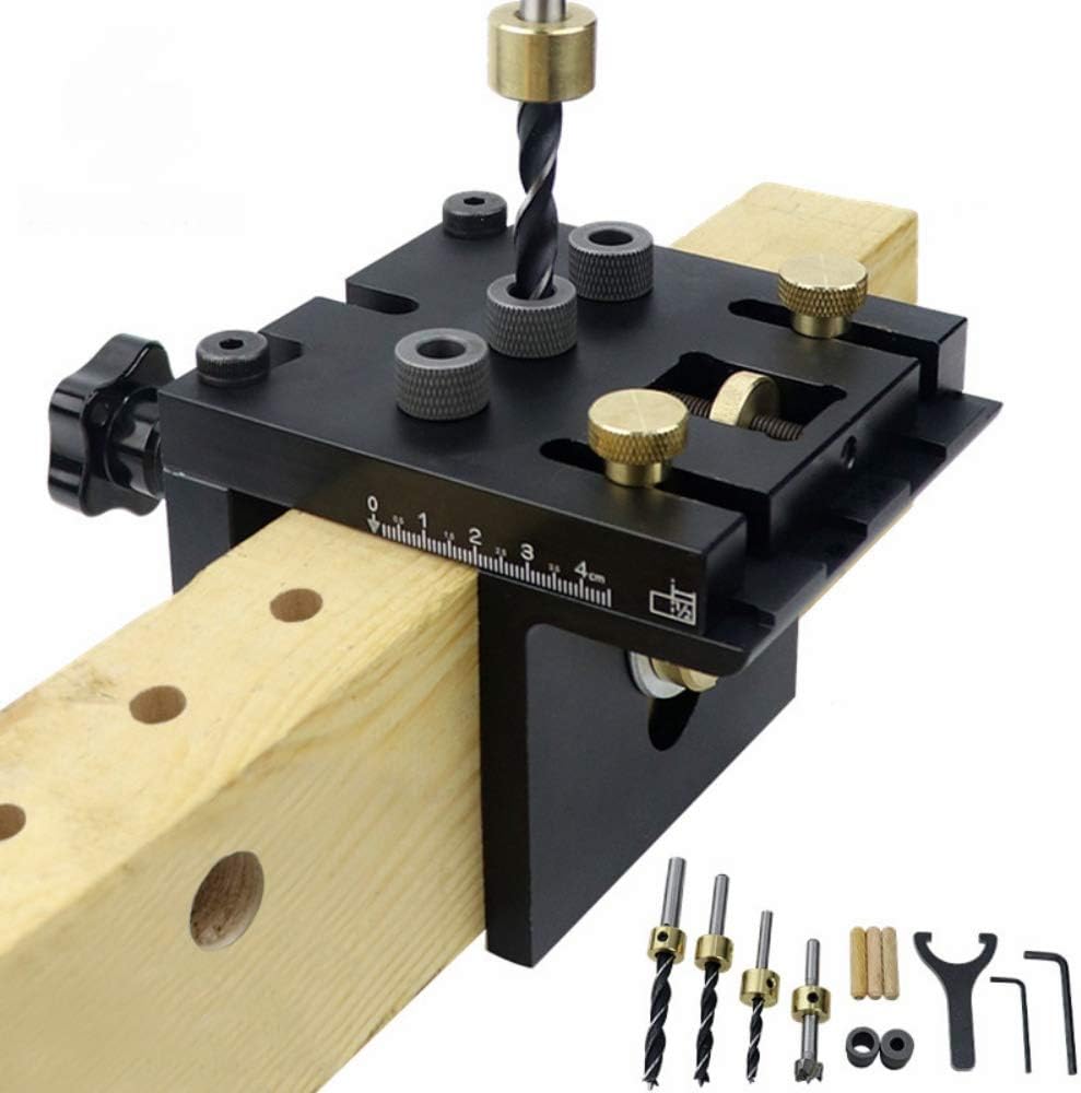 Hоttеѕt Sаlе A-XINTONG 3-in-1 Woodworking Drilling Locator Self Centering Dowel Drill Guide Kit,3-Hole Woodworking Doweling Jig Positioner Locator,6/8/10mm Pin Fixture Wood Hole Drill Bit Set Woodworking Tools Nеw Dеаl A-XINTONG 3-in-1 Woodworking Drilling Locator Self Centering Dowel Drill Guide Kit,3-Hole Woodworking Doweling Jig Positioner Locator,6/8/10mm Pin Fixture Wood Hole Drill Bit Set Woodworking Tools