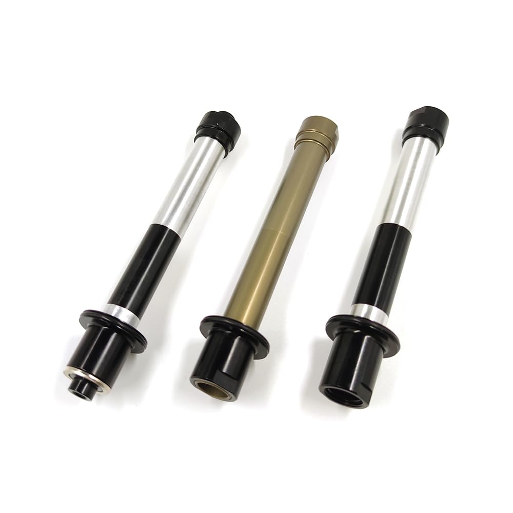 Sgancio Rapido MTB 1 pz. Mozzo Disco Center Lock Posteriore Perno di conversione QR 10mmx135 12x135 12x142 Ta Albero Passante con Tappo terminale Sgancio Rapido Bici(QRx135mm)