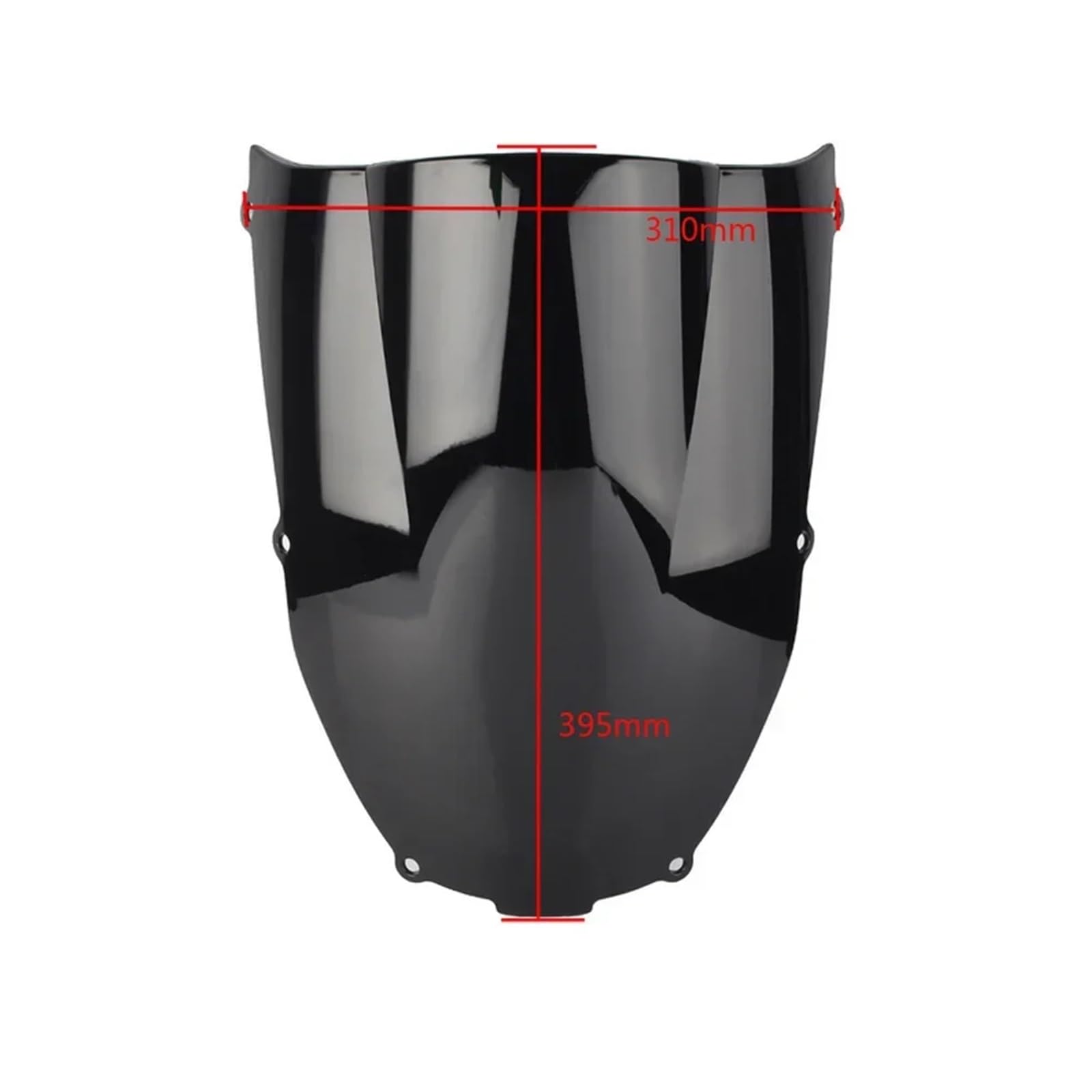 Pasuje do motocykla Kawasaki Ninja ZX6R ZX-6R 2000-2002, osłona przedniej szyby Double Bubble, osłona przedniej szyby Osłona przeciwsłoneczna Deflektor motocykla(Blue)