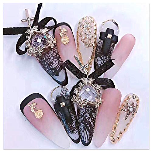 (2 Box / 20 stücke) Spitze Nail Art Transferfolie, Mwoot Nailart Folie Transfer Roll Set Holographische Lace Nail Transfer Aufkleber Nail Wraps Transfer Aufkleber Kit Nagelfolie Transfer