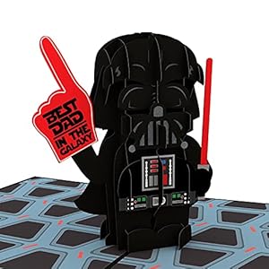 Lovepop Star Wars™ Darth Vader™: Best Dad in the Galaxy Pop Up Card, 5×7-3D Father’s Day Greeting Card, Celebration Cards, Pop-Up Birthday Card for Dad, Star Wars Birthday Card