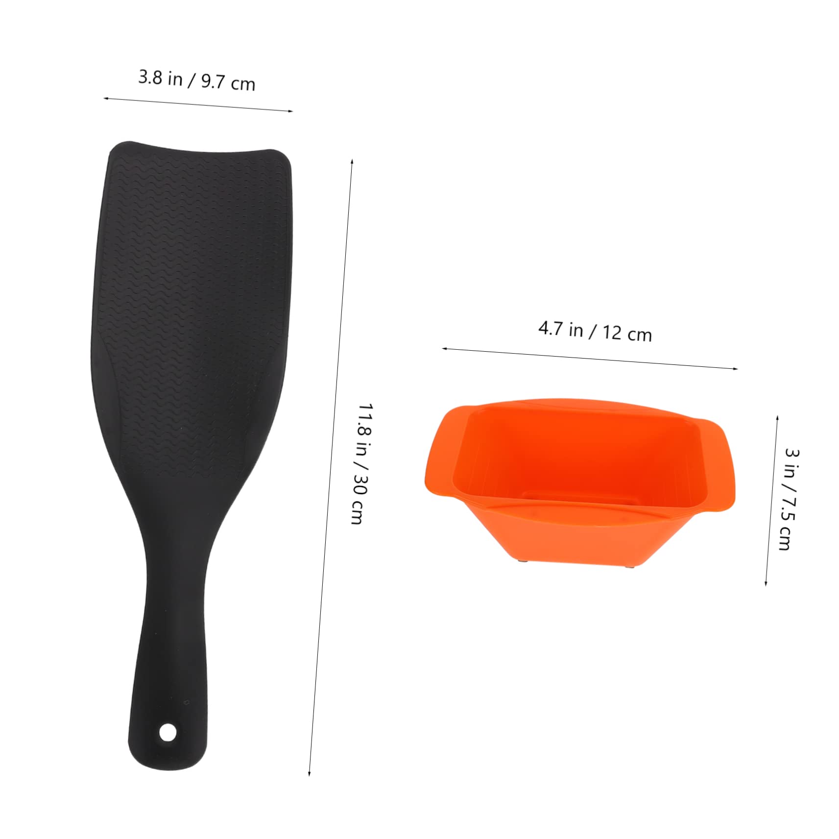 FOMIYES 4 Sets Haar-werkzeug-set Abs-material Färbeschale Mischbrett Für Den Salongebrauch