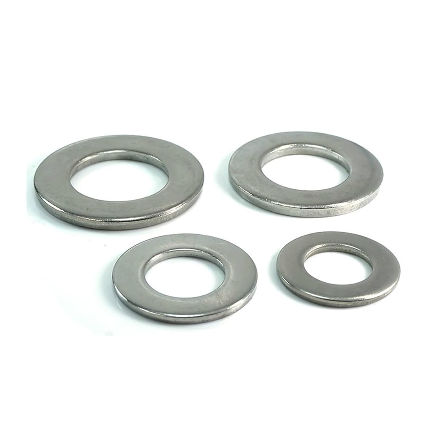 rondella piatta, rondelle in acciaio 5-100 pezzi Rondelle piane, Rondelle metalliche, Rondelle in acciaio inossidabile, M2/M2.5/M3/M4/M5/M6/M8/M10/M12/M14/M16/M18/M20/M24/M27/ M30/M33/M36 (dimensione: