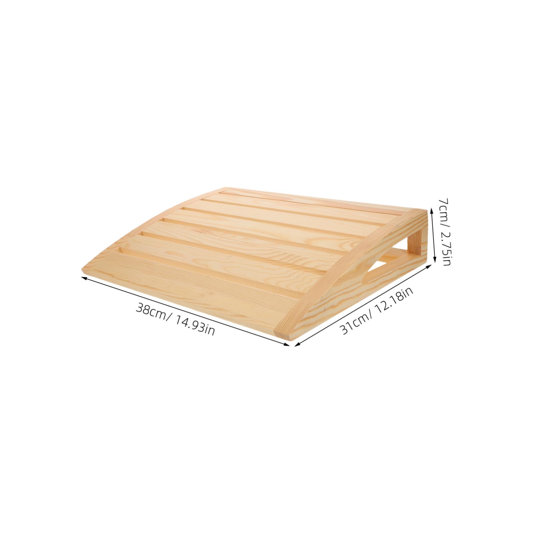 SHINEOFI Oreiller Bois Naturel pour Sauna Coussin Ergonomique de Cervical et Lombaire Accessoire Spa pour Bain Vapeur et Détente