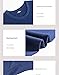 Kreeqe Soft Breathable Men's 100% Cotton Thermal Underwear Set Long Sleeve Multiple Neck Styles Winter Warmth Protection(Middle-Collar-apri,XXXL)