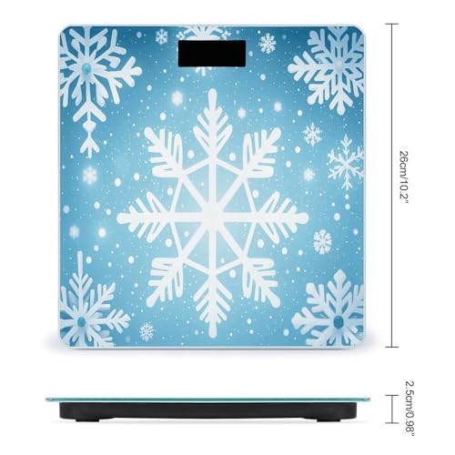 Báscula digital de baño precisa con pantalla grande miniatura 2