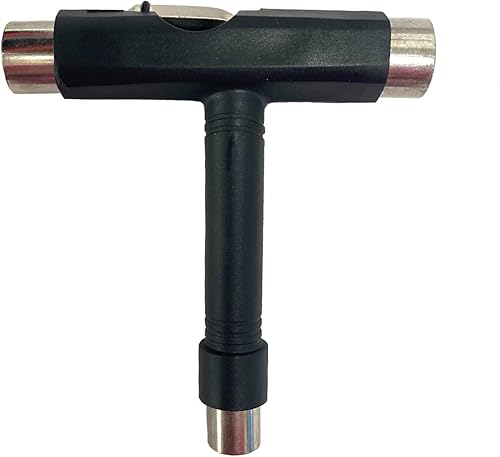 Miniatura 3 de Kami-So T5 - Herramienta multifunción para patinaje, patineta, patinaje, patineta, herramienta de longboard, negro, pequeño, unisex para adultos