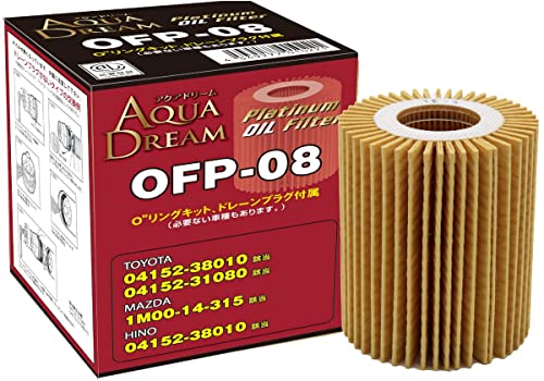 AQUA DREAMアクアドリーム PLATINUM オイルフィルター トヨタ 04152-38010 他マツダヒノ用 AD-OFP-08