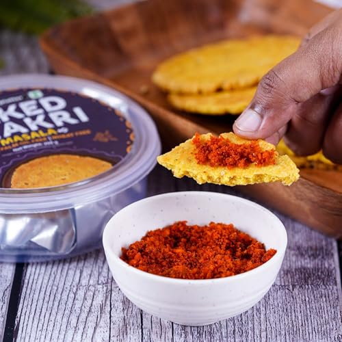 Image of Urban Platter Baked Masala Bhakri, 200g (Wheat Free, Traditional Gujarati Snack)