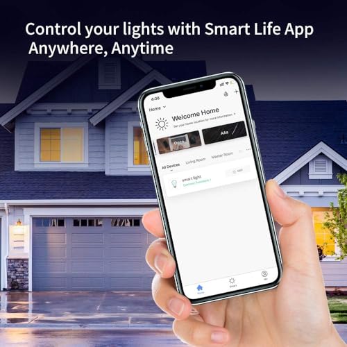 WOOX WiFi Colour Changing Smart Light Bulbs, Works with Amazon Alexa, Tuya and Google Home (E14 Candle 3 Pack) - Image 3