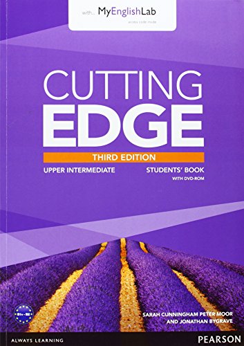 Cutting Edge 3rd Edition Upper Intermediate Students' Book with DVD andMyEnglishLab Pack