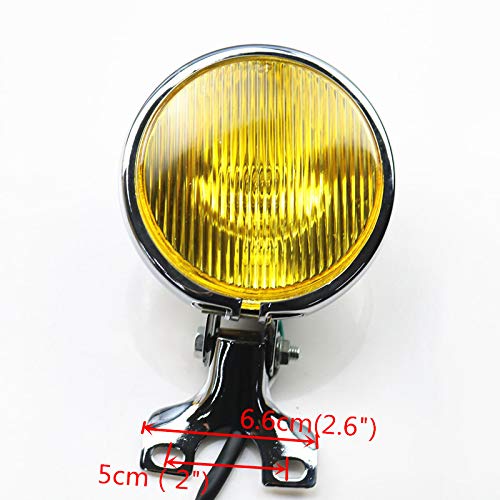 Phares Ronds Vintage 12V – Pour Customisation Harley, Café Racer, Cruiser – Neuf