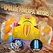SAUFTTI Gesture Sensor RC Cars, Hand Controlled Stunt Remote Control Car Toys for 6-12 yr Kids Boys, 2.4GHz 4WD Double Sided RC Twist Car with Lights Music, Birthday Xmas Gifts for Boys Girls, Yellow