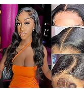 Aaliweya 5x5 HD Lace Closure Wigs Human Hair Body Wave 5x5 Closure Wigs For Black Women 100% Braz...