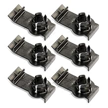 BOURSIN Front Window Regulator Clips Compatible with BMW X5 E53 SAV SUV 3.0i 4.4i 4.6is 4.8is 2000-2006 51338254781 Pack of 6
