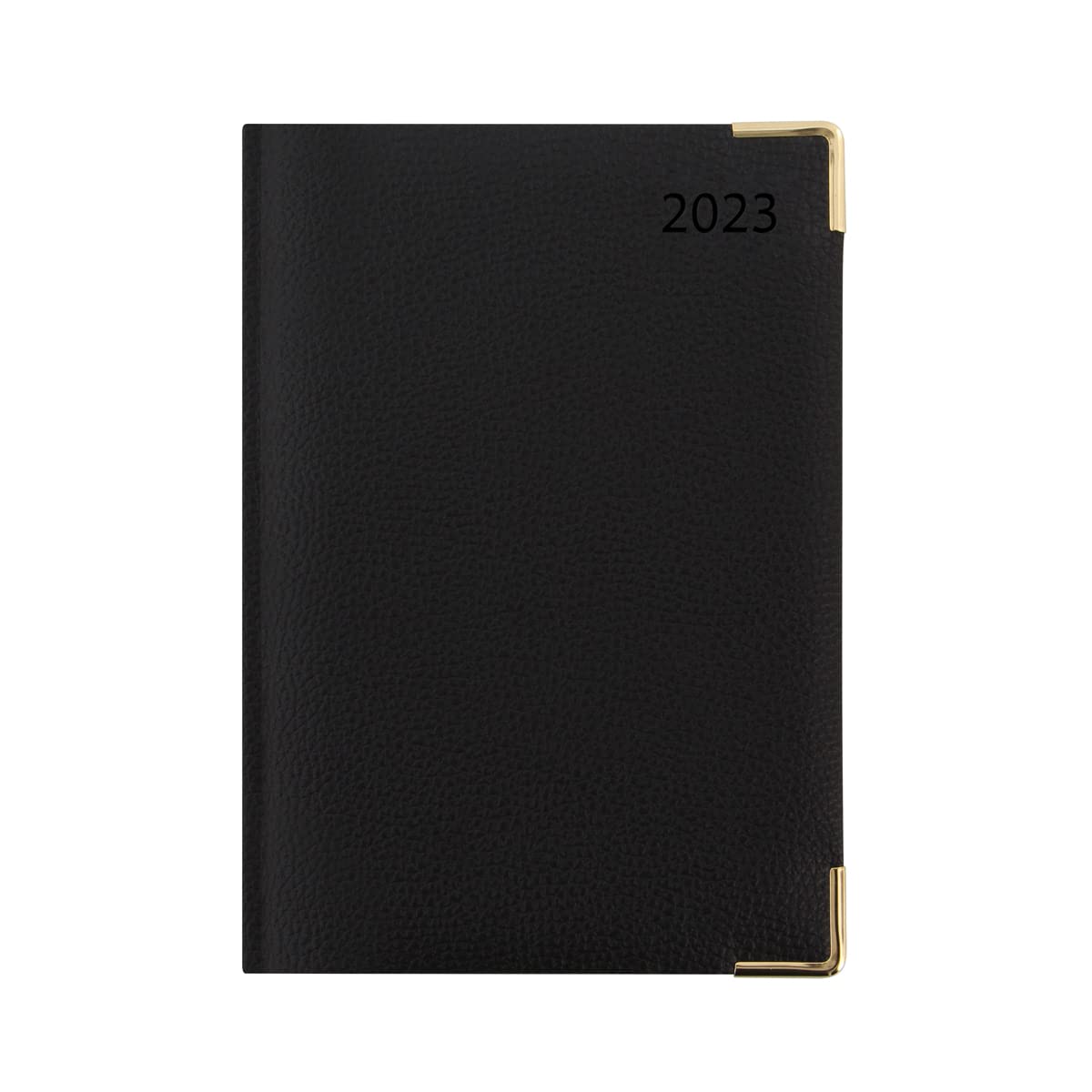 Letts of London Connoisseur A5 week to view 2023 diary - black, 23-TC3XBK