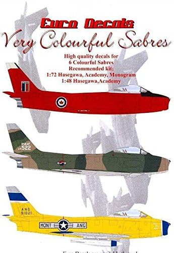 Very Colourful F-86 Sabres (1/48 Decals)