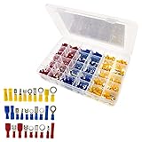 YINETTECH 480 Stück Kabelschuhe Quetschverbinder Sortiment