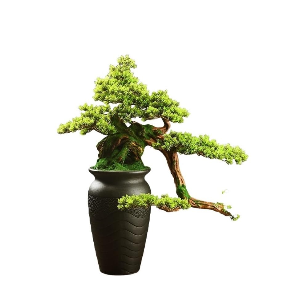 Fake Bonsai Floor Artificial Bonsai Tree Hotel Clubhouse Entrance Decoration Fake Plants Potted Decor