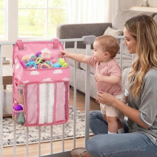Range-couches suspendu stable pour éviter le désordre sur la table à langer