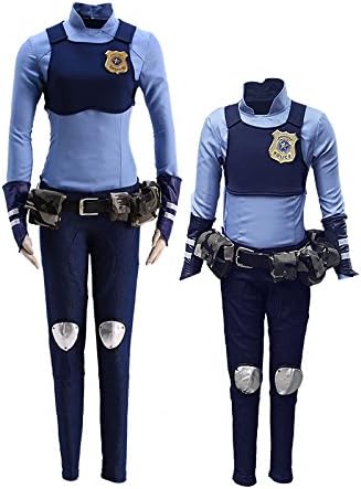 Amazon ジュディ ホップス風 Judy Hopps コスプレ 警察官 警服 ウサギ コスプレ衣装 ウサギ耳 変装 余興 パーティ ハロウィン イベント 女性ｘｘｓ コスプレ 仮装 通販