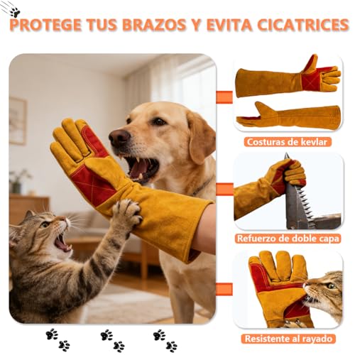 Guantes de carnaza 20 Imagen adicional