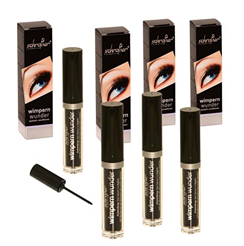 Schrofner WIMPERNWUNDER, WIMPERNSERUM für Wimpern u. Augenbrauen, Marken-Eyelash-Serum; 24 ml (4er Pack) Cover