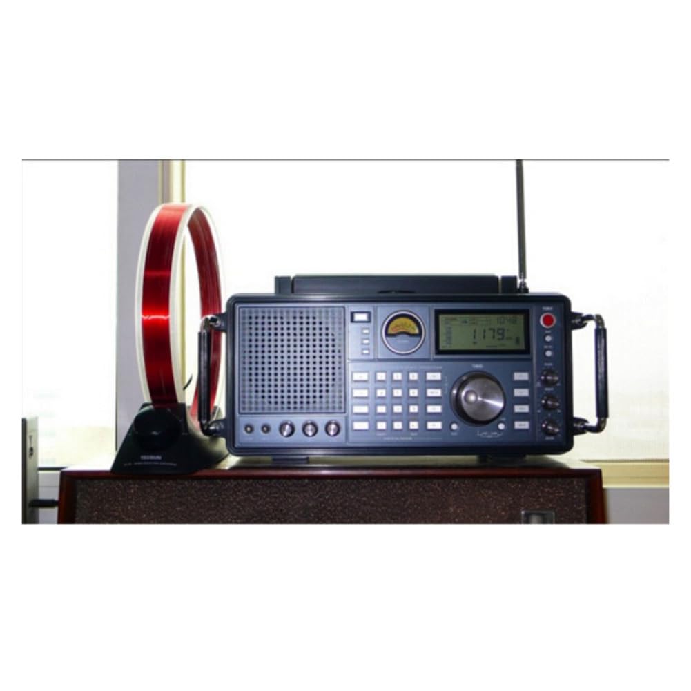 Antenna AN-200 MW per Radio FM Sintonizzabile Guadagno Onde Medie Accessori Radio Strumento Antenna Nero