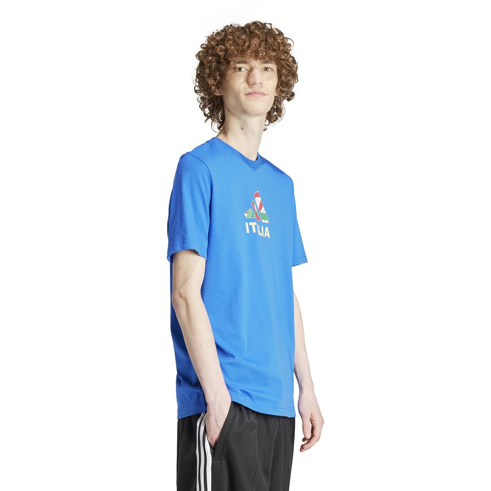 adidas Italy Fan Graphic T-Shirt Camiseta de Italia Fan Graphic Hombre