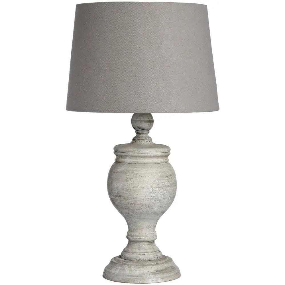 Hill 1975 Uthina Table Lamp, Wood, Linen, Mixed, one, 18552