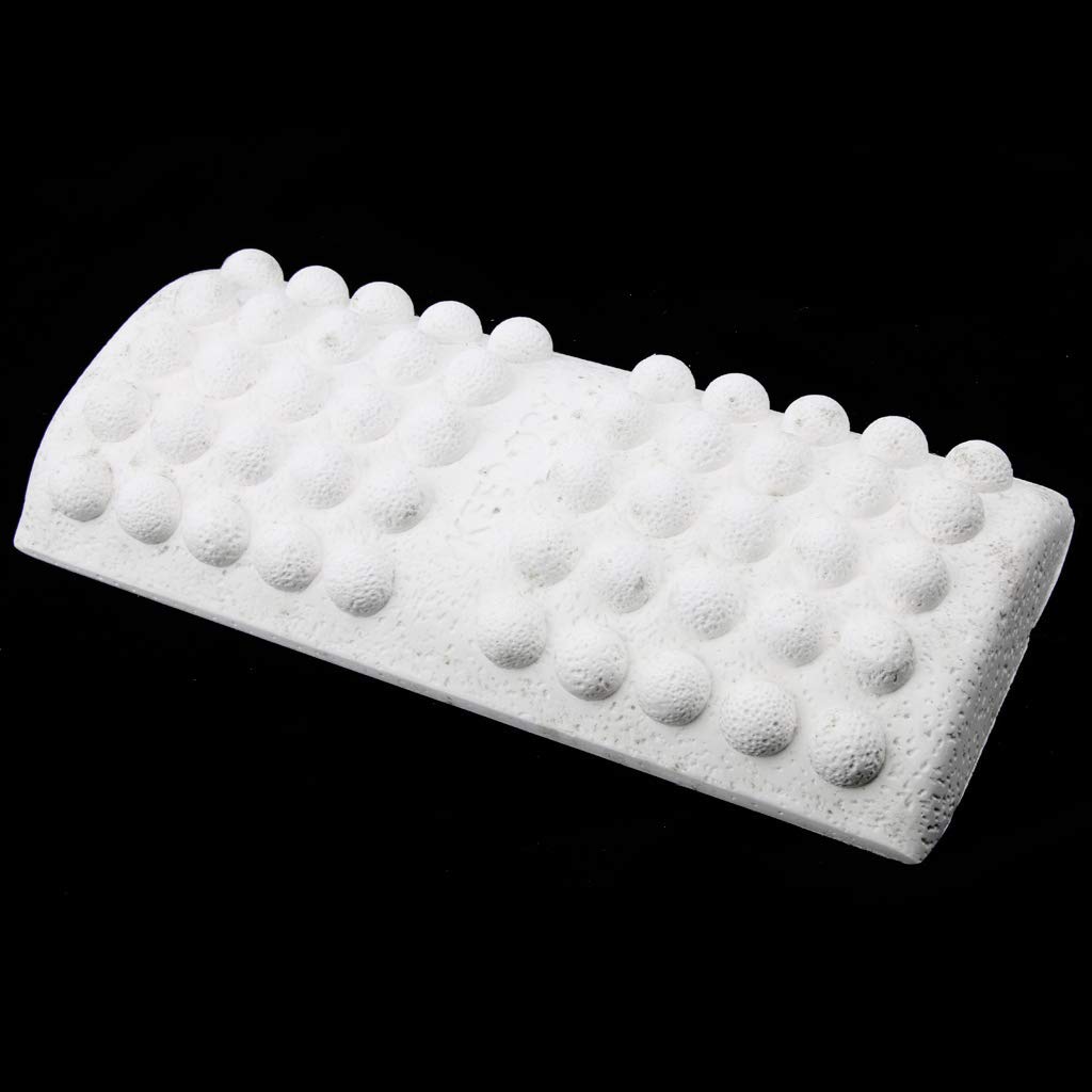 Multifunktionale Fußmatte, Shiatsu-Massage, Reflexzonenmatte, Akupressurmatte (weiß)