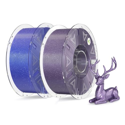 Creality Hyper PLA Filamento para modelos decorativos de gran formato Azul y Morado